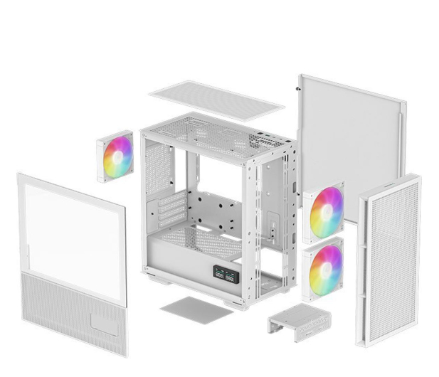 Deepcool OBUDOWA DeepCool CH360 DIGITAL WH (R-CH360-WHAPE3D-G-1) R-CH360-WHAPE3D-G-1 R-CH360-WHAPE3D-G-1             - 1282803 - zdjęcie 5